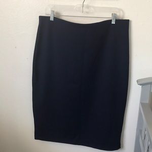 New York & CO navy pencil skirt